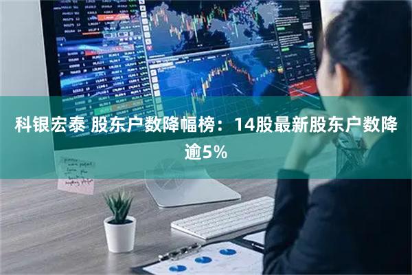 科银宏泰 股东户数降幅榜：14股最新股东户数降逾5%