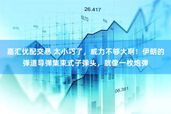 嘉汇优配交易 太小巧了，威力不够大啊！伊朗的弹道导弹集束式子弹头，就像一枚炮弹