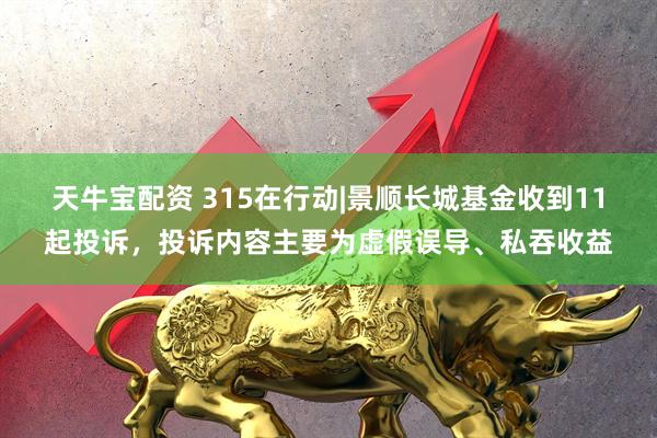 天牛宝配资 315在行动|景顺长城基金收到11起投诉，投诉内容主要为虚假误导、私吞收益