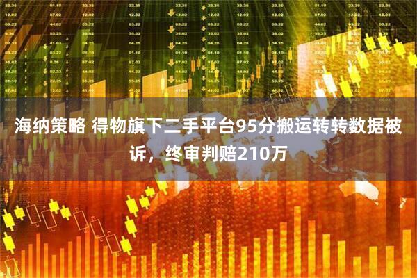海纳策略 得物旗下二手平台95分搬运转转数据被诉，终审判赔210万